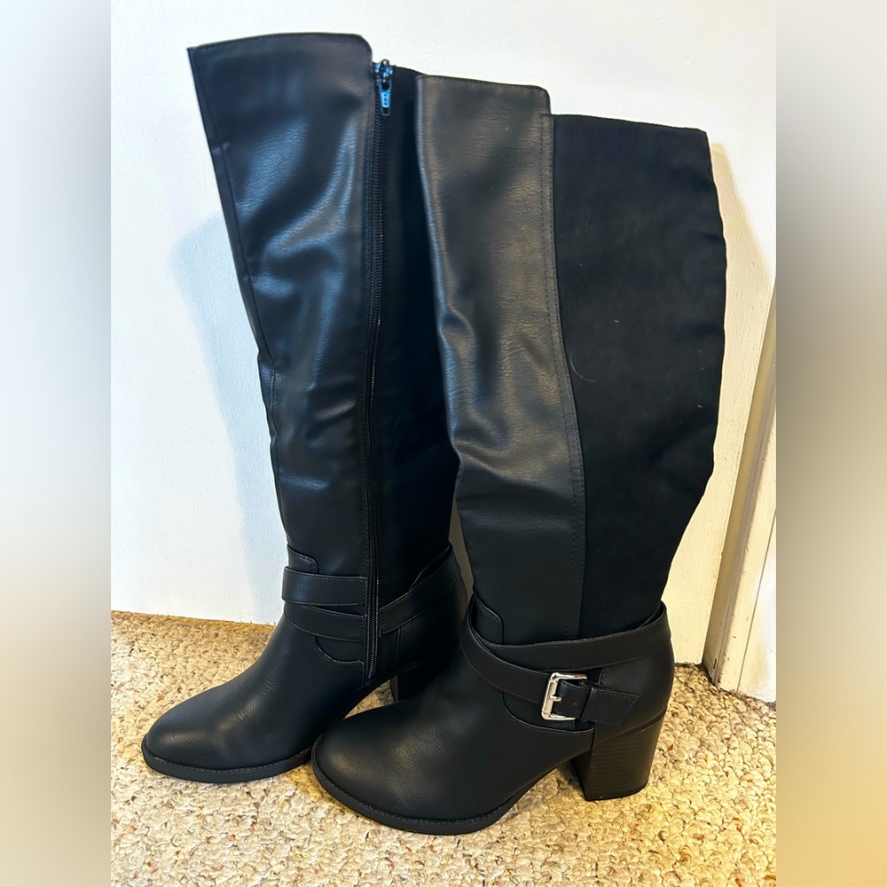 Style & Co women’s Tall black boots. Size 7.5. Brand new never worn